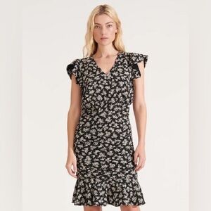 Veronica Beard Lisette Ruched Dress size S
